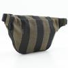 FENDI Pecan Stripe Waist bag 7VA446 body bag Brown Nylon canvas unisex Used