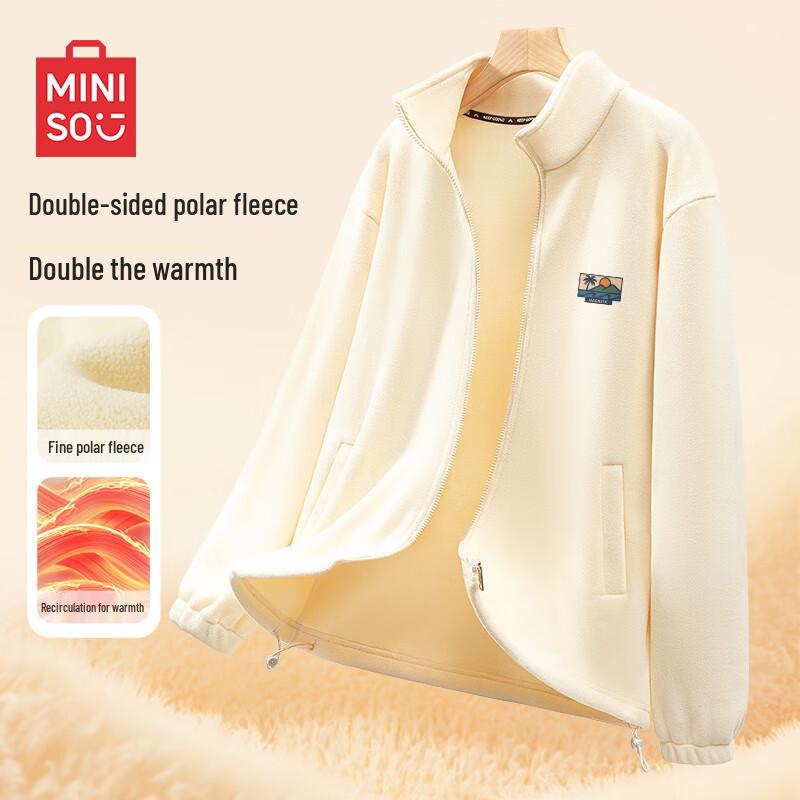 

MINISO Unisex Autumn/Winter Fleece Lined Jacket 3XL