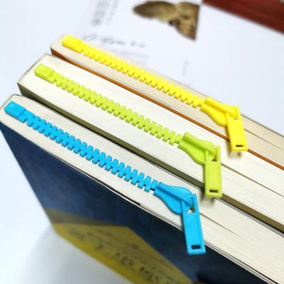 4 ks kreativní 3D záložka ve stylu zipu pro děti, zábavná čtecí složka na knihy, klip na stránky, roztomilý štítek na knihu, novinka, papírnictví, dárek