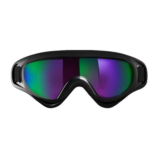 

Очки для собак, ветрозащитные, пылезащитные, с защитой от запотевания, с защитой от ультрафиолета, солнцезащитные очки для домашних животных с регулируемым ремешком для путешествий с домашними животными, катания на лыжах S