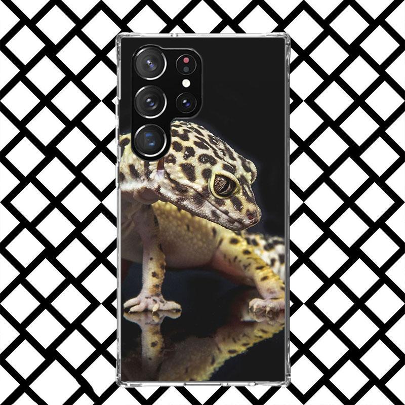 Lizards Geckos Phone Case for Samsung Galaxy S26 S25 Edge S24 S23 Ultra S22 Plus S21 FE S20 + Soft Cover Print Fundas Galaxy S25