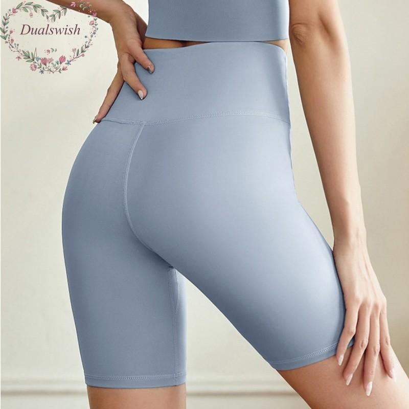 Καλοκαιρινά Γυναικεία Αθλητικά Σορτς με Γοφούς Ροδάκινου Ψηλόμετρα Ελαστικά Σφιχτά Κολάν Γιόγκα Αθλητικά Κοντά Παντελόνια