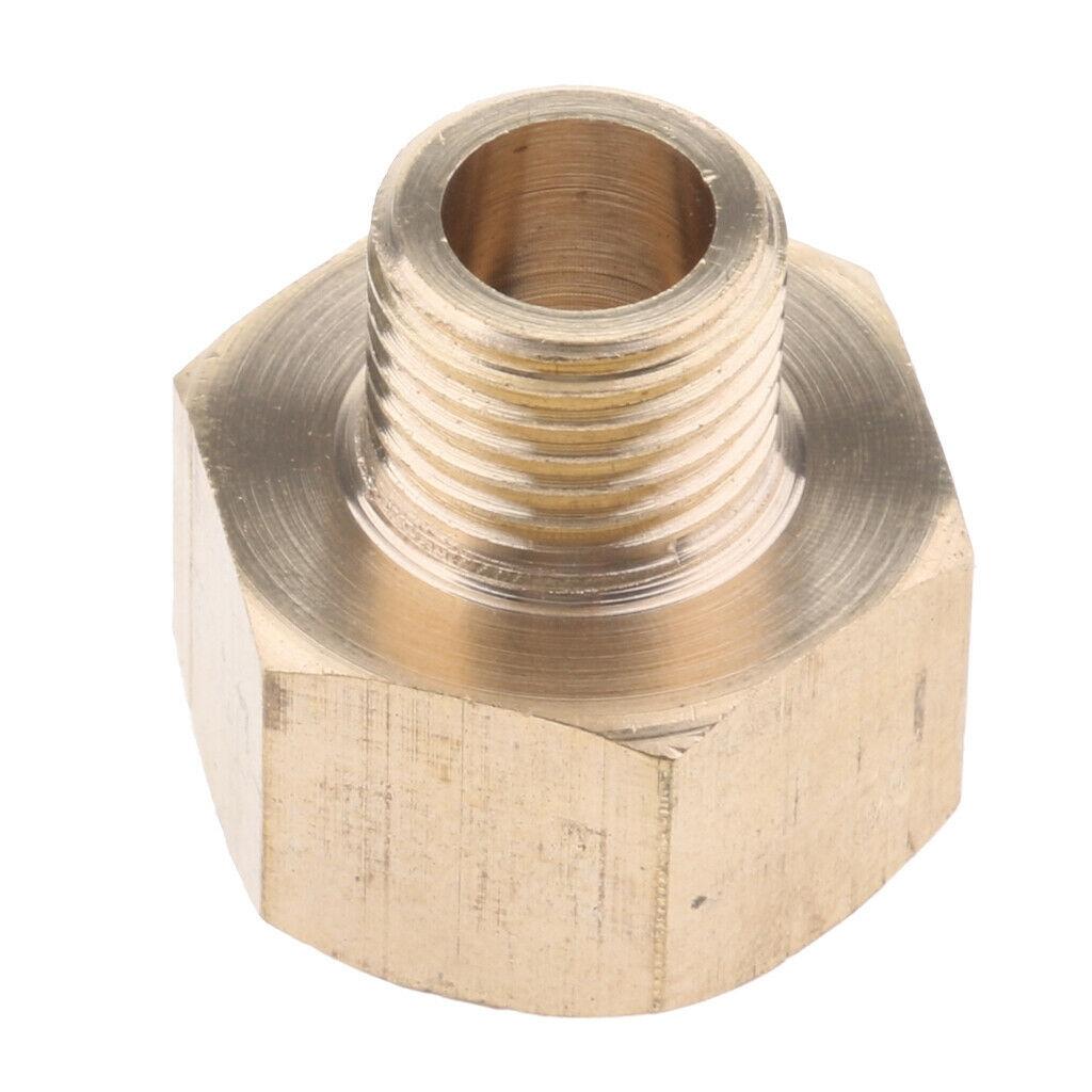 Leak proof Hose Adapter Golden 3cm 1.18inch For Pressure Brass Connector