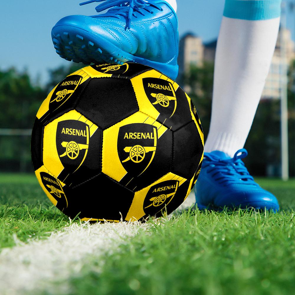 Pallone da Calcio Indoor Arsenal Football Club Colorato Cucito a Macchina PVC Misura 5 Pronto per Allenamento di Squadra e Competizione Resistente Alta Rimbalzabilità Fantastico Regalo Sportivo