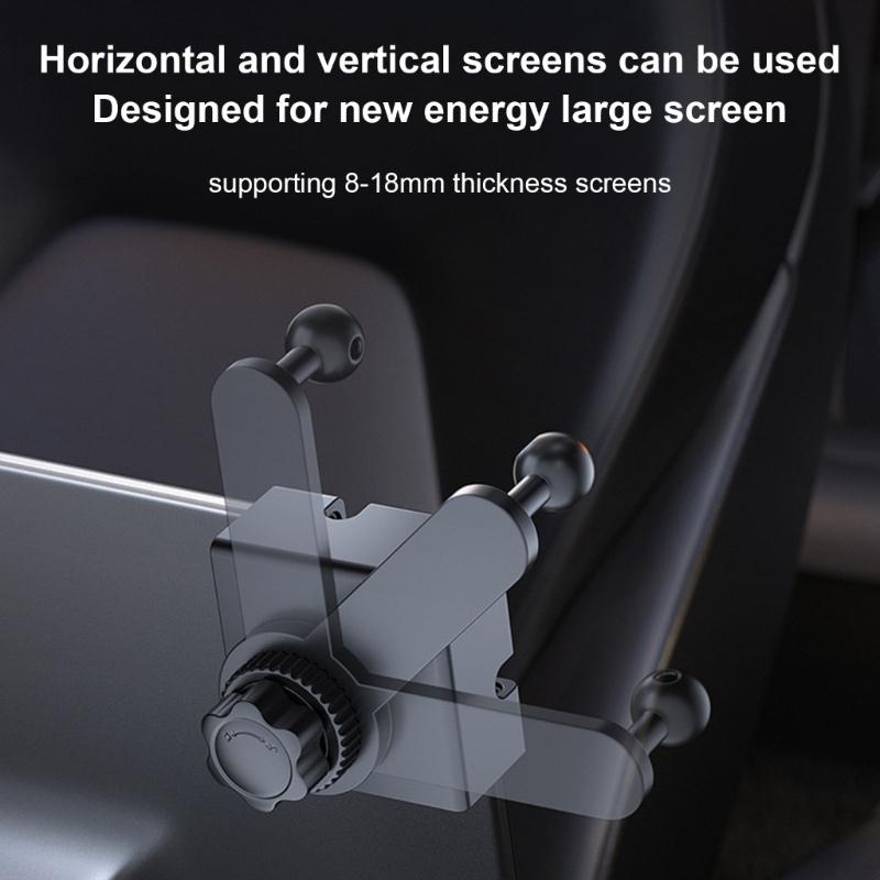 Adjustable Vehicle Cell Holder with Strong Magnetic Grip & 360 Degree Rotation Dashboard Smartphone Brackets for Screens