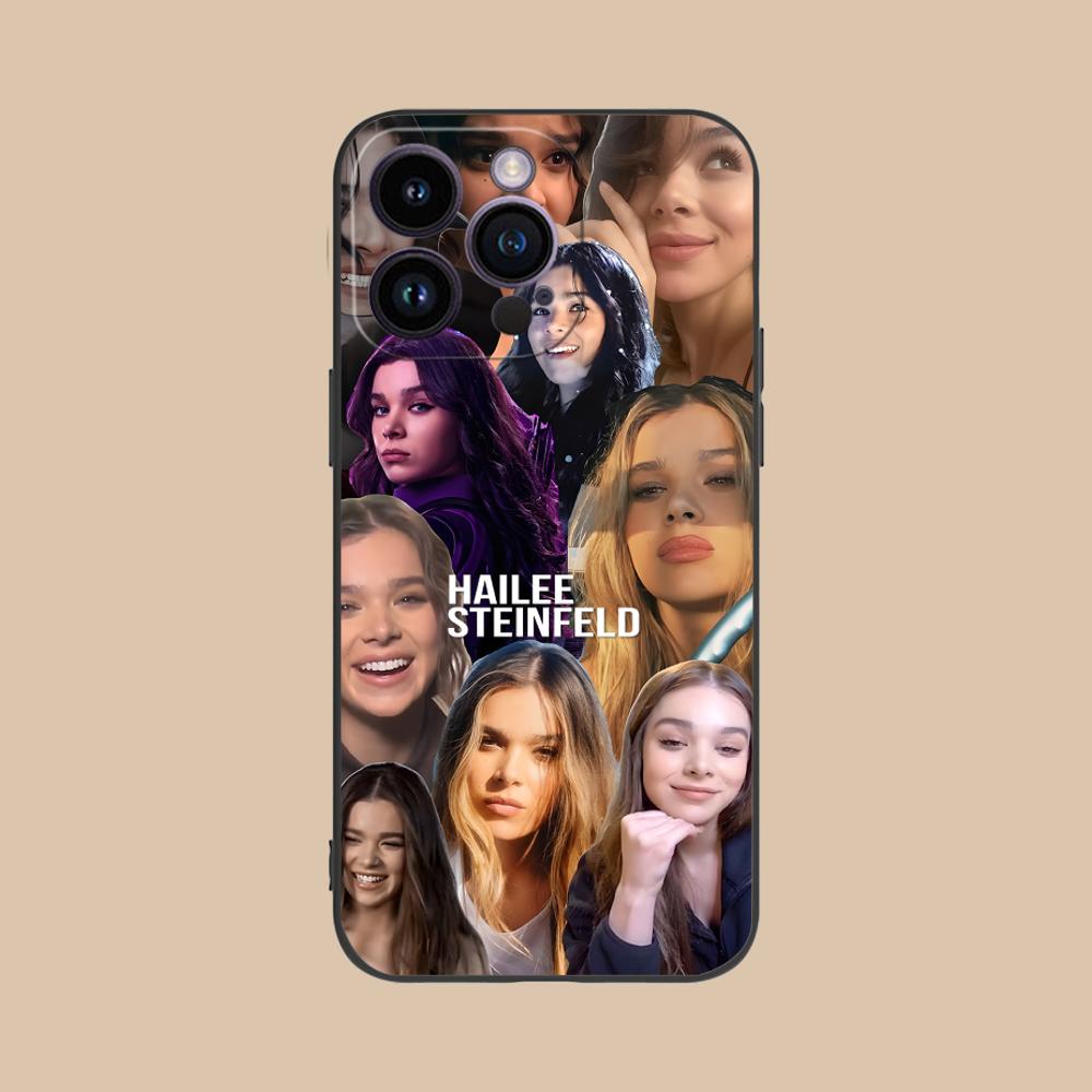 Hailee Steinfeld Matte TPU Mobile Phone Case for iPhone 17 16 15 14 13 12 11 X XR XS 8 7 Air Pro Max Plus Mini Colorful Cover