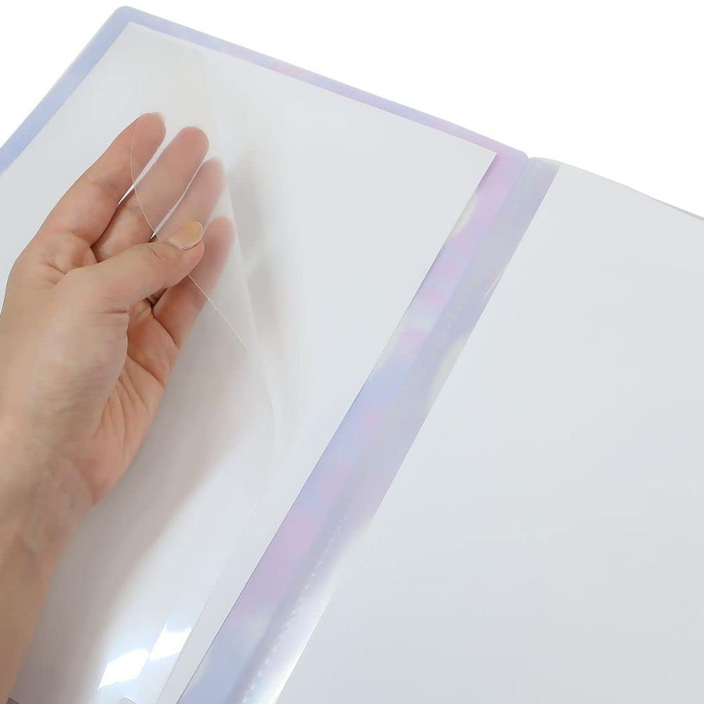 Kamiojapan Mochimochi Panda Pocket Clear File with A4 for New Students File, 6-Pocket Zipper, Size,