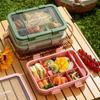 Lunch Box With Temperature Resistance And Five Compartments For Office And School Use