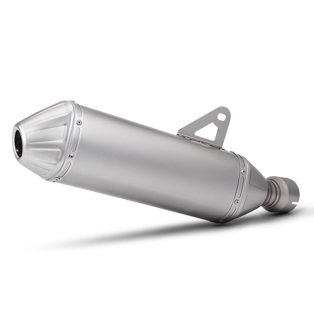 Motorcycle Kayo 800X Exhaust Muffler: Integrated Mid-Pipe Rear-Pipe for Original Front-Pipe Connection