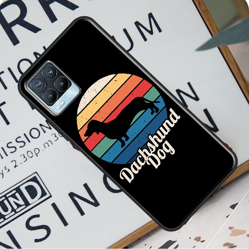 Dachshund Teckel Dackel Dog Case For Realme 8 Pro 8i GT Master GT Neo 2 C21 Back Cover For OnePlus Nord 2 8T 9R 9 Pro