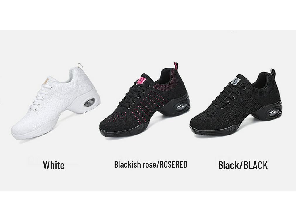 Women's 2025 Modern Dance Soft Sole Mesh Sneakers - Square Dance Shoes 822