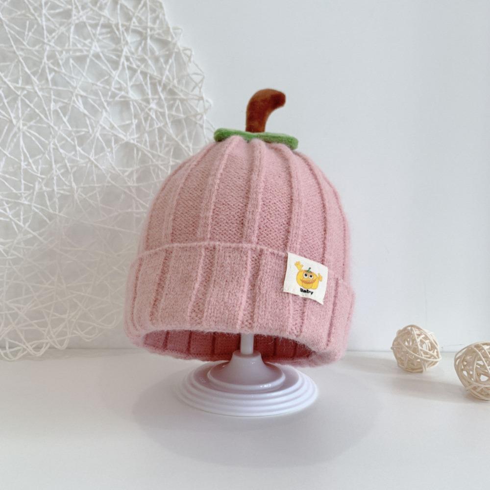 Pullover-Stil Gestrickte Babymütze Weiche Warme Häkelmütze Niedliche Säuglingsmütze Halloween-Party
