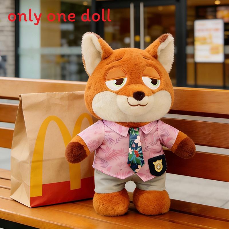 Judy And Nick Zootopia Plush Toys With Pp Cotton Filling For Kids And Fans