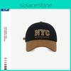 Fashionable Letter Nyc Embroidered Baseball Cap Unisex Street Style Design Color