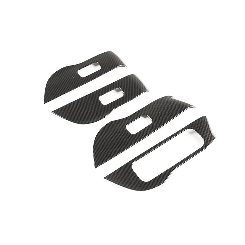 Ușă, fereastră, buton, panou, cadru, ornament, ornament, model din carbon, pentru mașină Mercedes Benz GLE W167 GLS X167 -2022