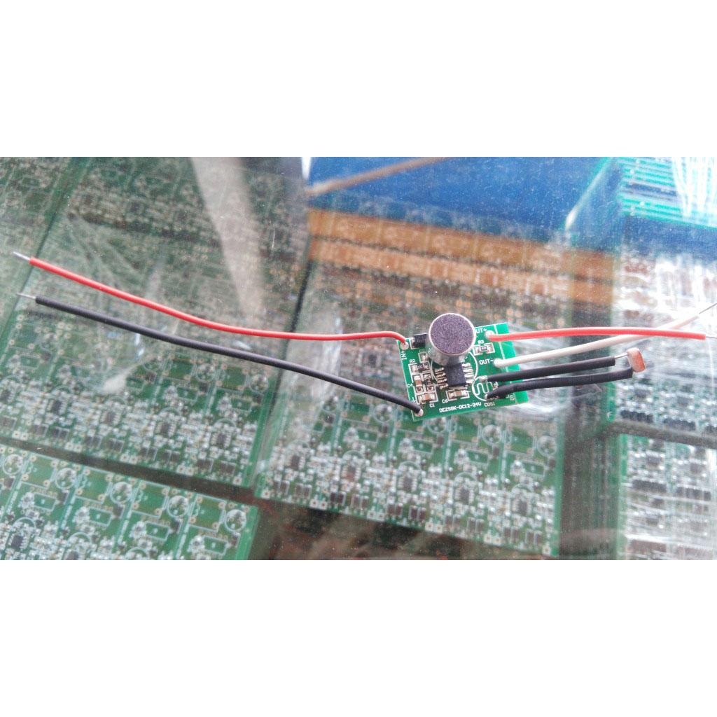 for Smart Sound/Light Control Sensor Switch Low Voltage Sound Activated Lamp Switch Module for Stairs Aisle Basement Gar