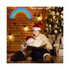 Colorful Rainbow sign LED Night Light Wall Lamp For Kids Room Decor Lights 30*16cm