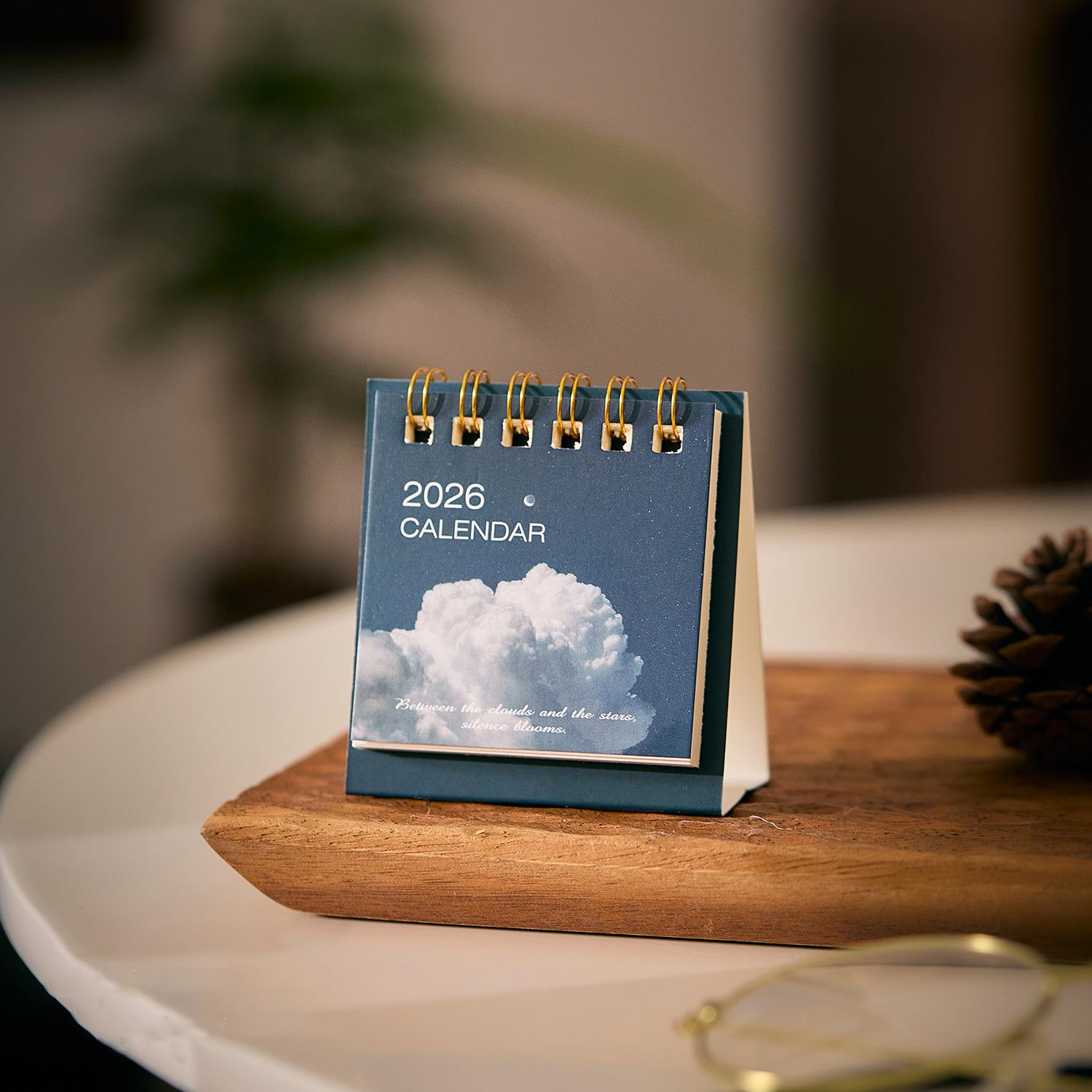 Mini Desk Calendar Smooth Office Desk Calendar Monthly Planner Calendar Minimalist For Study Desktop Office