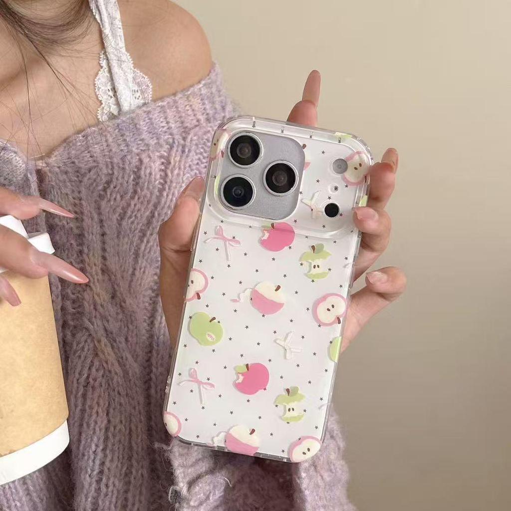 Zweischichtige IMD-Handyhülle für iPhone 17 Pro Max - Apple Star Fresh Style für Mädchen