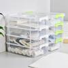4-layer Transparent Plastic Storage Box Cover Partitioned Drawer Storage Box Building Block Storage Box Portable Storage Box