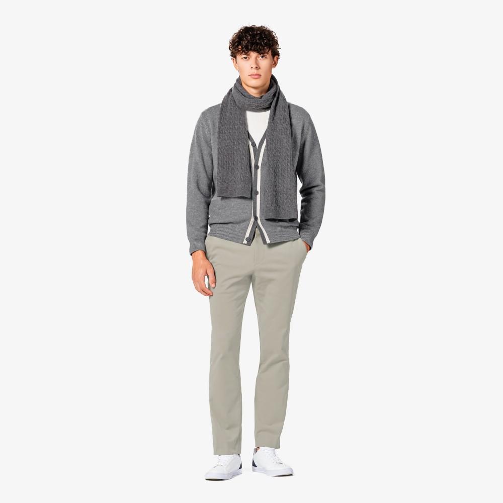 [Lacoste] Men's V-Neck Wool Cardigan AH660E-55NCCA