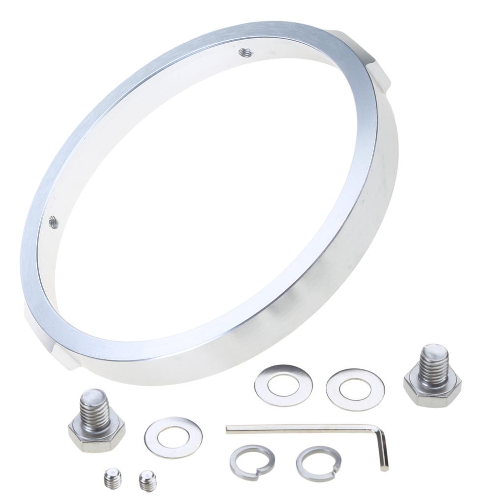 Motorcycles Lighting Accent Accessory: 5-3/4" LED Headlight Trim Rings Modification Headlamp Bezel Trims