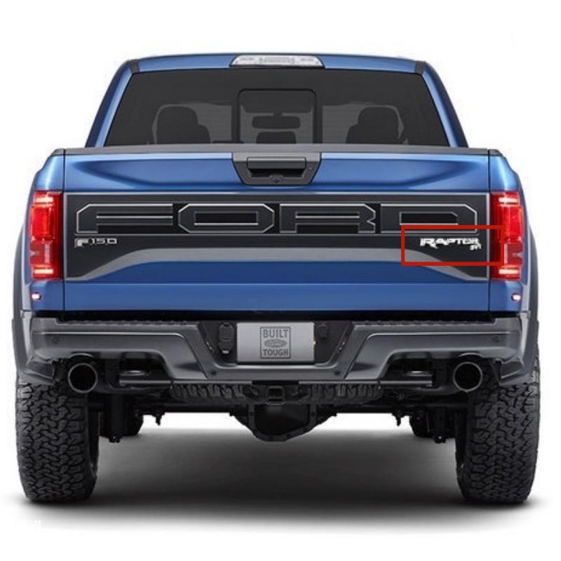 1pcs RAPTOR SVT 3D Metal Emblem Decals Car Wing Fender Rear Trunk Door Stickers Fit For SVT F150 ORV XLT Fx4 Styling Accessories