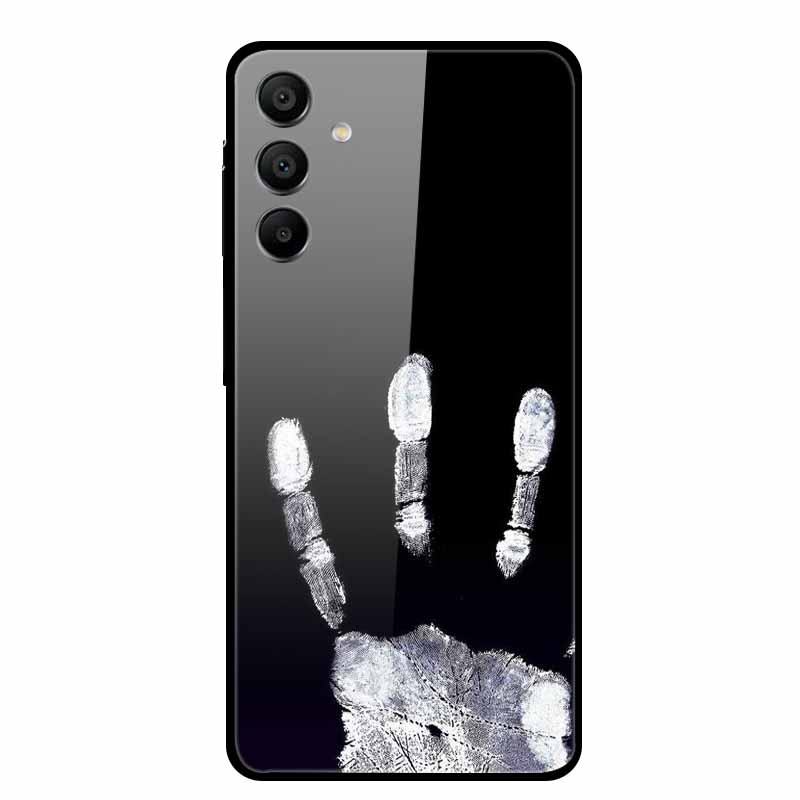 Tempered Glass Case for Samsung Galaxy A16 5G Back Cover Hard Case for SamsungA16 Phone Case Fundas Cool Protective Cute Bumper