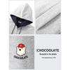 CHOCOOLATEit Men's Relaxed Fit Hooded Cardigan Sweatshirt