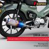 Motorcycle Young Beast 110 Exhaust System: Full Section, Front, Rear, Muffler, Easy Installation, ’18-’23 Models.