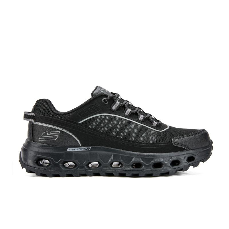 Skechers Scarpe da uomo basse funzionali per esterni, versatili, casual, resistenti, colore nero 237681-BBK