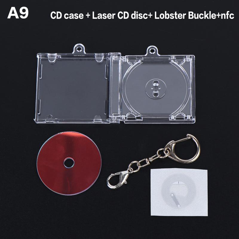 Mini NFC Funkční Pouzdro na CD Klíčenka Periferie Album Držák na Klíče Pro DIY Přívěsek na Batoh