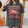 Vintage Lightning McQueen Cars Shirt and Kids T-Shirt, Radiator Springs Graphic Tee, Disneyland Matching Outfits