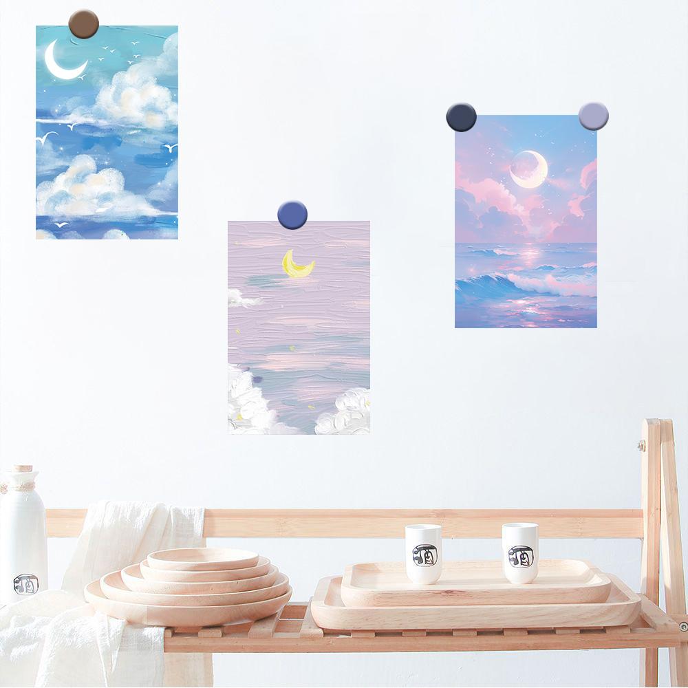 10PCS 10×15CM Retro Galaxy Space Posters Sticker Laptop Background Creative Wall Luggage Decoration Photography Painting