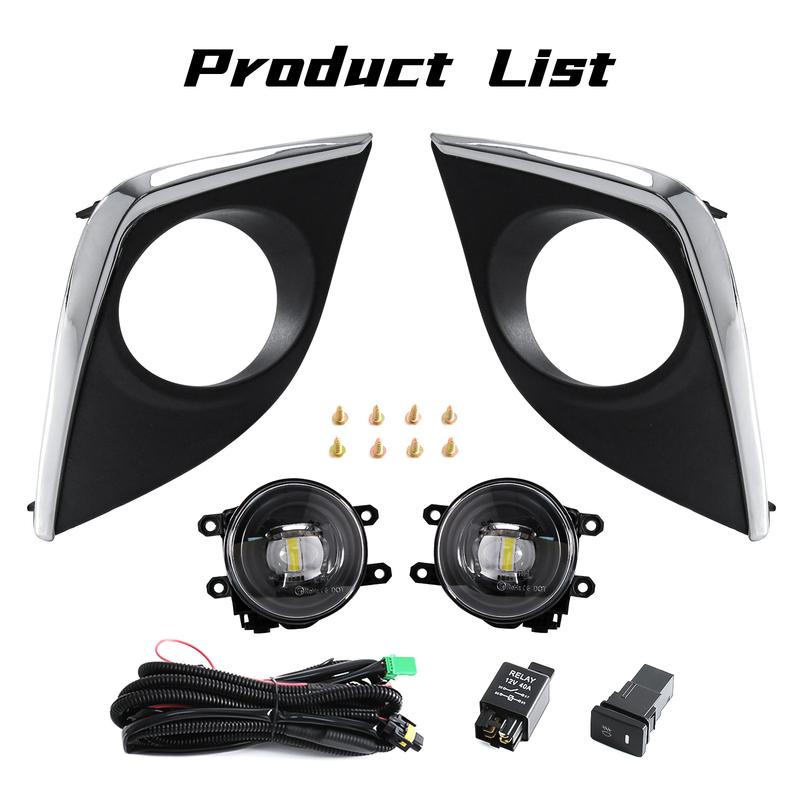 Pentru Toyota Corolla Altis CE ECO L LE 2014 2015 2016 Versiunea SUA LED Lampă de ceață DRL Lumini de zi far auto cu halogen 12V