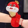 Circle Toy Snake Slap Snap Doll Toy Wrist Style New Year Plush Hand Ring  Children