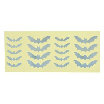 Autocollants décoratifs pour touche de guitare motif chauve-souris Marqueurs adhésifs pour guitare acoustique et électrique