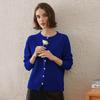 Women's Premium 100% Wool Crew Neck Casual Cardigan
