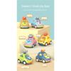 Press and Go Car Toys for Toddlers 1-3, Baby Animal Racing Cars, Infant Play Vehicle Set, Baby Push Go Friction Car Toys