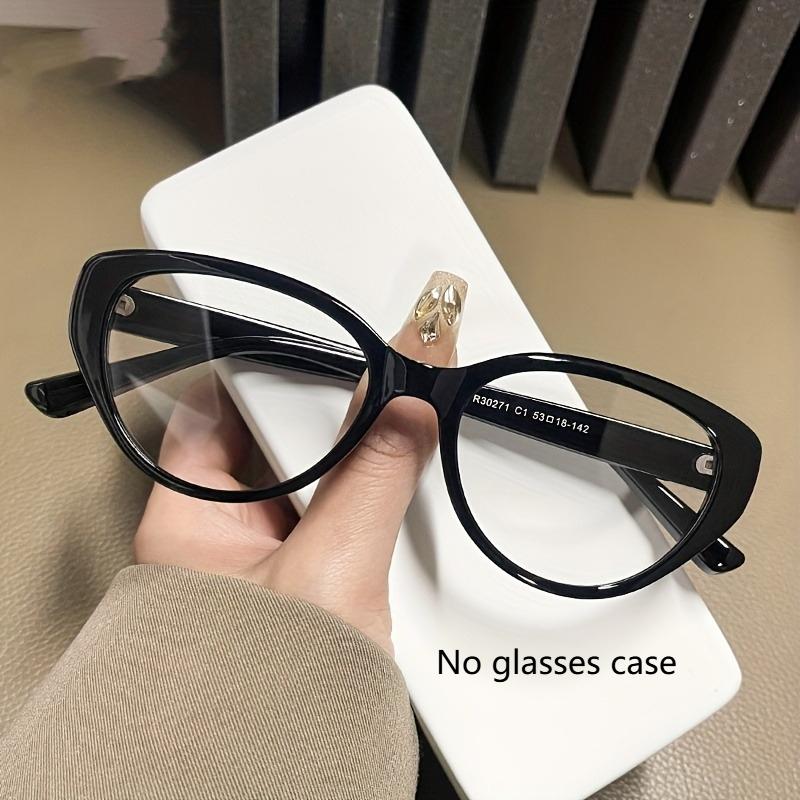 New Fashion Unisex Cat Eye Plain Glasses for Woman Man Glasses Frame for Party Eyeglasses Female Decorative Spectacles Glasses