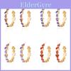 Sports Fan Football Volleyball Geometric Enamel Earrings For Women