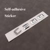 AAYN1 3d ABS Chrome Black Logo C200 Emblem Adhesive Letters Decal Car Trunk Badge For W204 W205 C 200 C200 Sticker Accessories