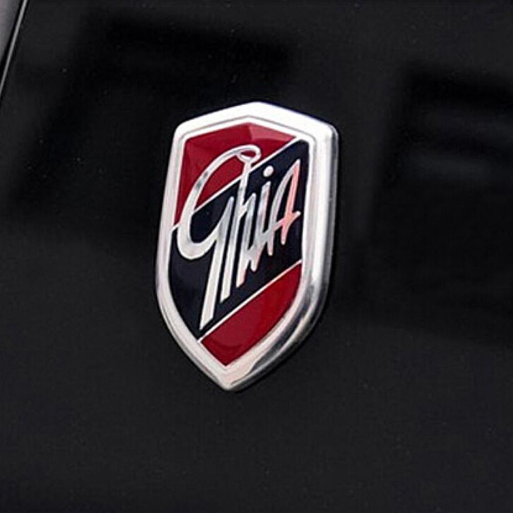 Car Sticker GHIA Emblems Side Shield Logos Marked Removals