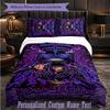 Personalized 3Pcs Bedding SetSolo Leveling Custom Text Duvet Cover Pillowcase Set Bedroom Gift