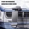 Car Tablet Stand with Suction Cup Base, Viewing Arm and Clamp Frame for Daily Commute Navigation, Travel Viewing and Passenger Use