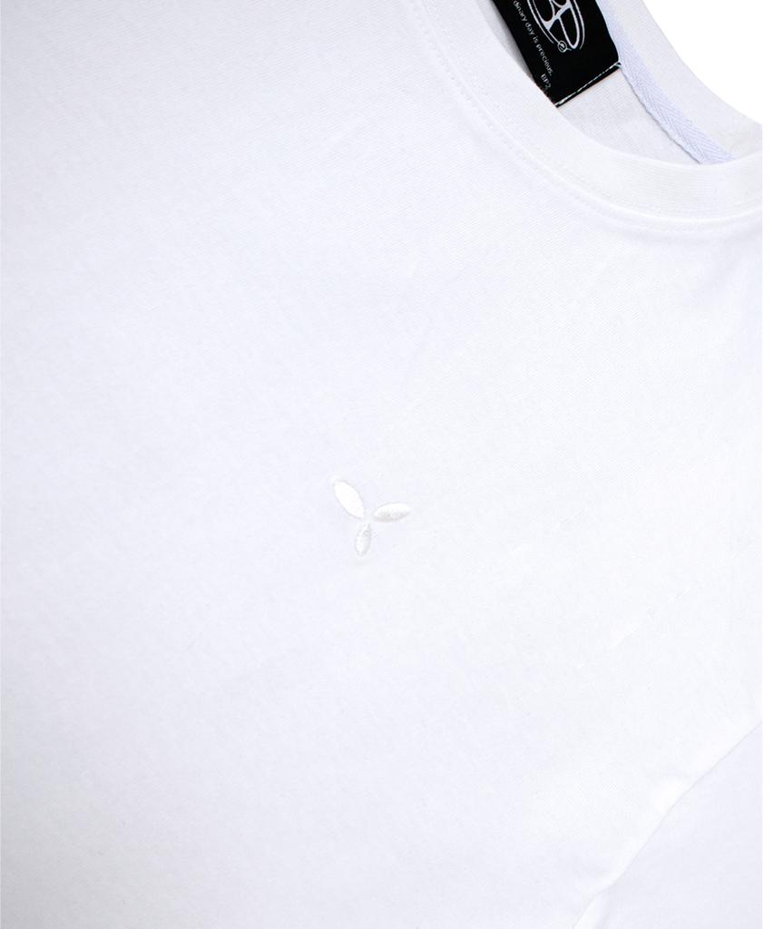 Bipitudiseuodeo Cut Panel Layer Tee White