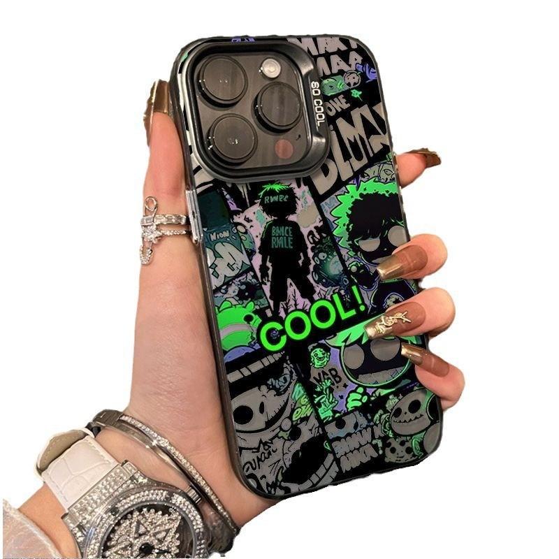 Suitable for Apple 11promax Phone Case iPhone11pro Acrylic 11 Dark Anime Illustration Hip Hop