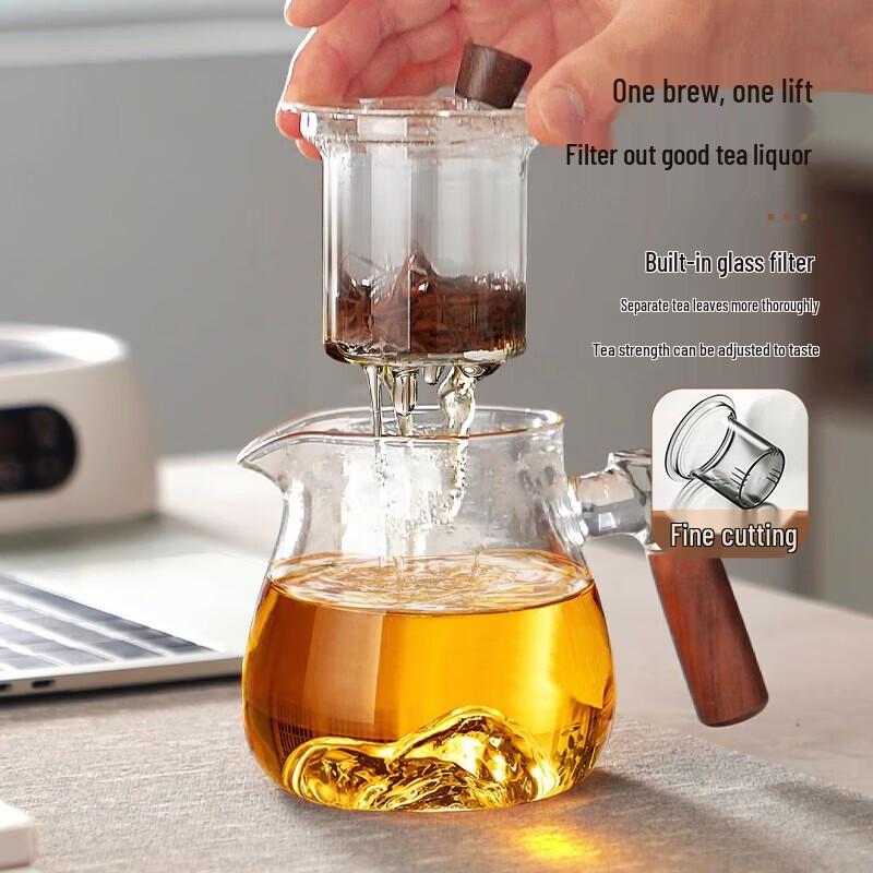 YIHUTEA High Borosilicate Glass Tea Infuser Pot