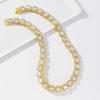 Full of Crystals Sugar Sugar Crystal Cuban Necklace Men's European and American Hip-hop HipHop Fashion Man Accessories Niche High Sense Choker