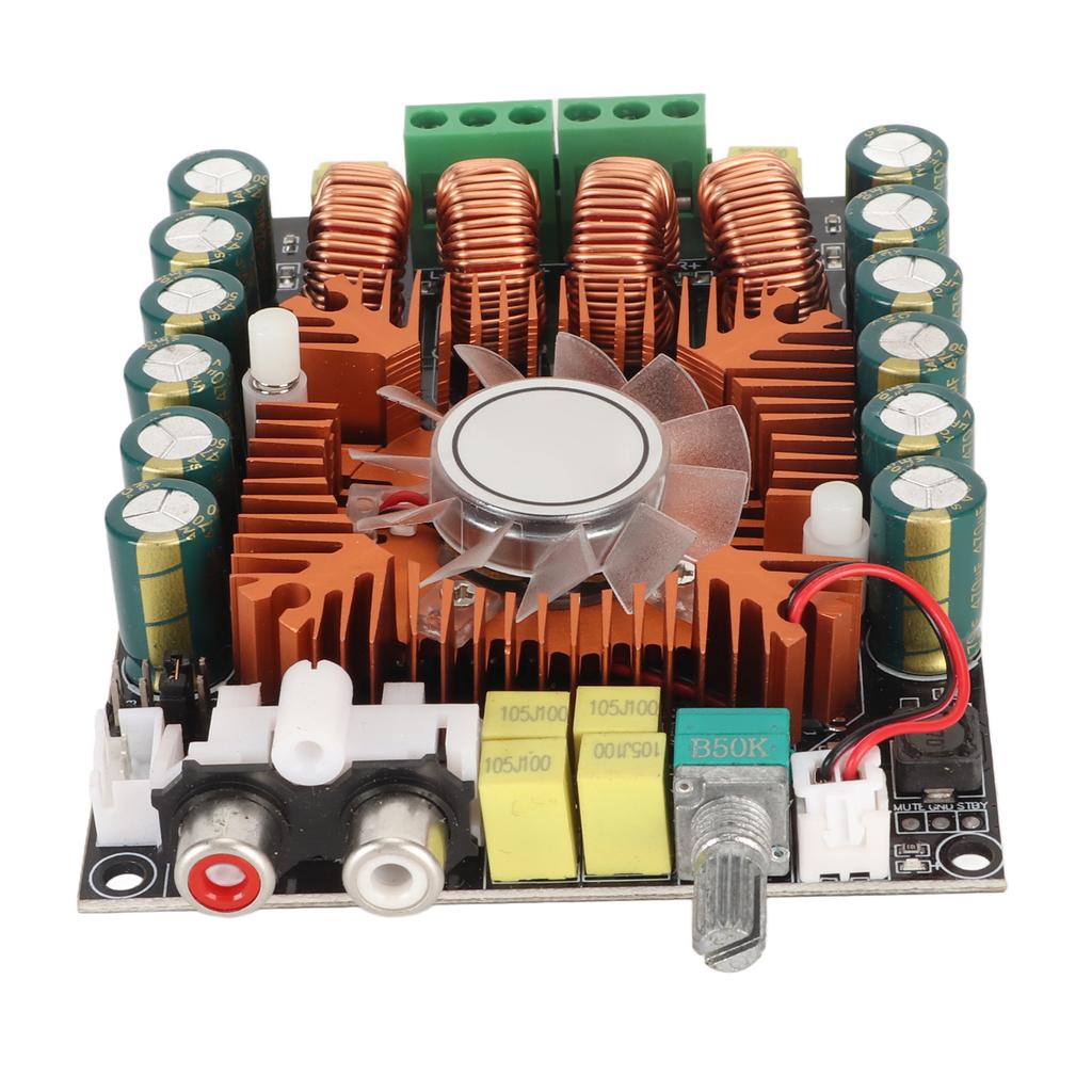 Digital Stereo Power Amplifier Board 2x160W 2 Channel Sound Power Amplifier Board BTL Mode 1x220W Am